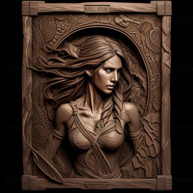 3D model st Lara Croft Tomb Raider (STL)